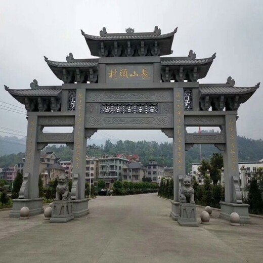福州景區(qū)石牌坊供應(yīng)商,村口石牌坊價(jià)格