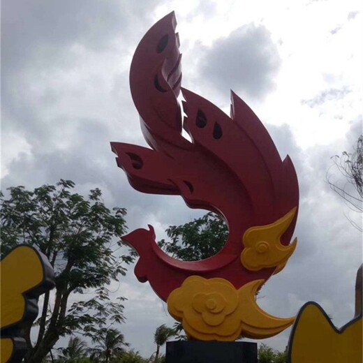 抽象不銹鋼鳳凰雕塑,不銹鋼鳳凰雕塑加工定制