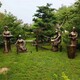 民俗主題雕塑圖