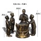 民俗人物雕塑圖