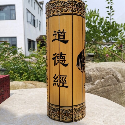 陕西玻璃钢竹简书卷雕塑景观小品