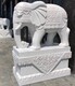 甘肃汉白玉石雕大象生产厂家图