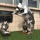 不銹鋼動(dòng)物雕塑圖