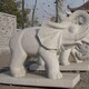 上海庭院石雕大象多少钱产品图