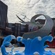 浪花雕塑圖