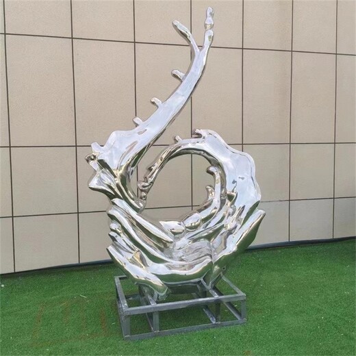 金屬浪花雕塑現貨