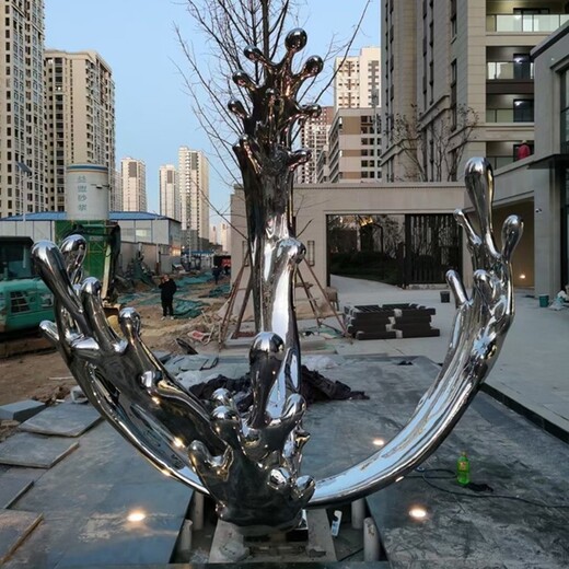 大型戶外廣場浪花雕塑景觀小品