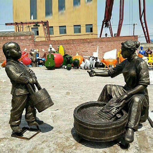 曲阳县仿铜民俗文化雕塑制作加工厂,民俗主题雕塑