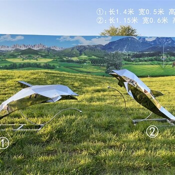 動(dòng)物園不銹鋼海豚雕塑工藝品