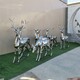 鹿雕塑景观小品图
