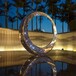 河北发光不锈钢圆环雕塑公司
