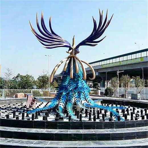 定制不銹鋼鳳凰雕塑,不銹鋼鳳凰雕塑報(bào)價(jià)