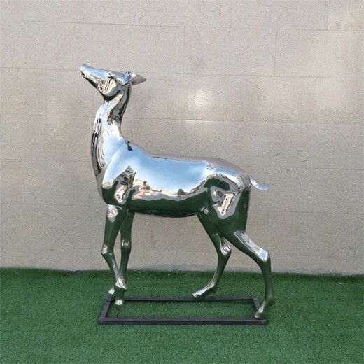 石家莊大型戶外廣場(chǎng)鹿雕塑景觀小品