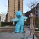 不锈钢网红熊雕塑图