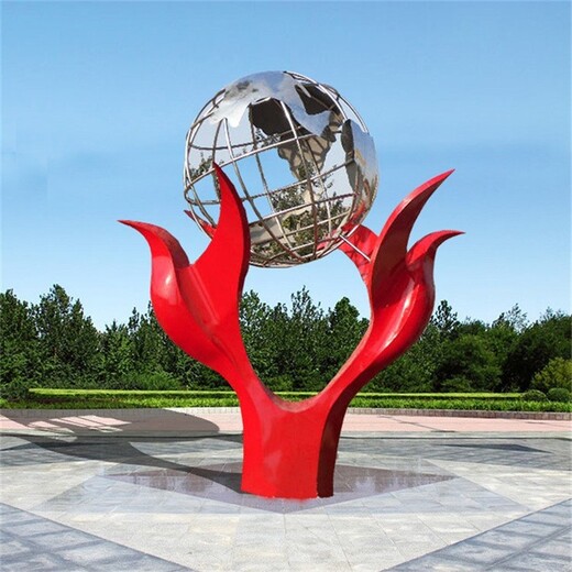 上海户外不锈钢地球仪雕塑批发价格