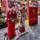 青海彩繪玻璃鋼鏤空臉人像雕塑定制原理圖