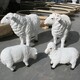 山西彩绘玻璃钢山羊雕塑厂家定制产品图