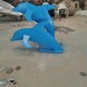 抽象海豚雕塑图