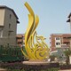 廣場(chǎng)不銹鋼鳳凰雕塑圖