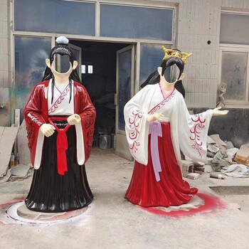 曲陽縣互動引流鏤空臉人像雕塑廠家定制