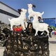 仿真玻璃鋼山羊雕塑批發(fā)價(jià)格產(chǎn)品圖