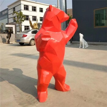 不銹鋼發(fā)光熊雕塑價(jià)格