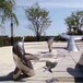 水景不锈钢海豚雕塑工艺品