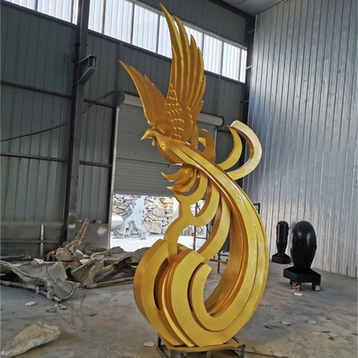 供應(yīng)不銹鋼鳳凰雕塑,不銹鋼鳳凰雕塑制作加工廠