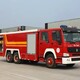 8吨水罐消防车消防车的消防器材产品图