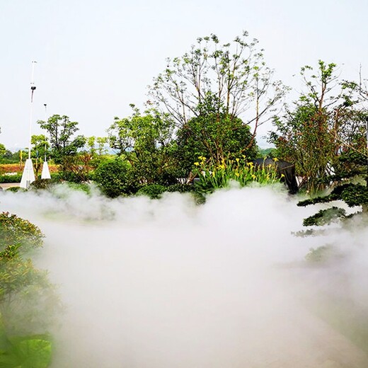 南岸（喷雾造景水雾环保）如何创造出景观水雾园林水雾机