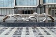 新疆镂空不锈钢海豚雕塑批发