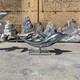 北京镜面不锈钢海豚雕塑厂家产品图