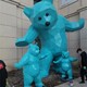 不銹鋼發(fā)光熊雕塑圖