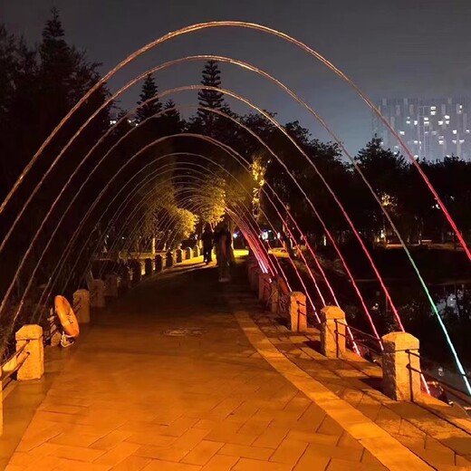 重慶波光噴泉施工