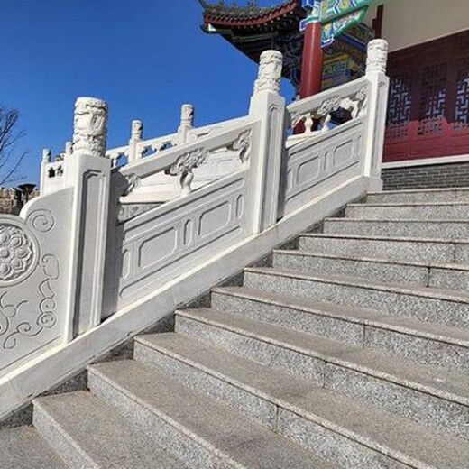 北京寺院石栏杆安装寺庙石栏杆