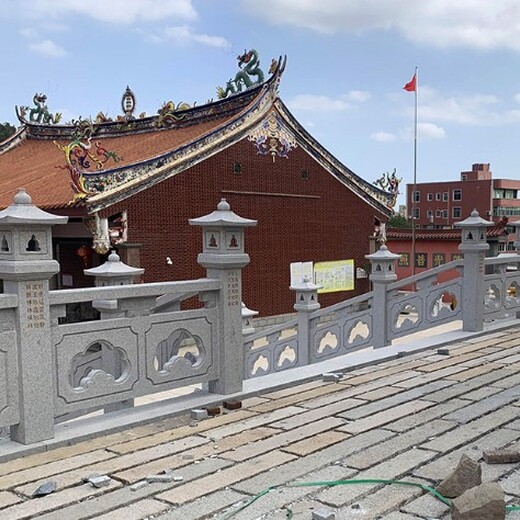 浙江寺院石栏杆厂家供应寺庙石栏杆