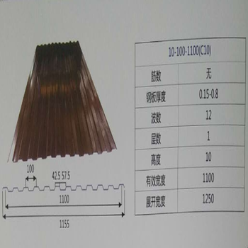 吉林纳米隔热彩色压型瓦造价多少