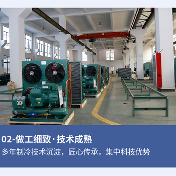 制冷機組冷凍庫DMZL半封閉活塞壓縮機3匹2YD-3.2