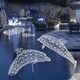江西不锈钢海豚雕塑厂家产品图