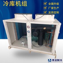 門頭溝半封閉風冷機組冷庫機組雪梅制冷機組圖片