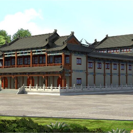 浙江周边中式建筑设计