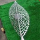 户外不锈钢镂空树叶雕塑公司产品图