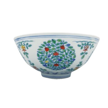黑龍江成化斗彩瓷器款識真品圖片