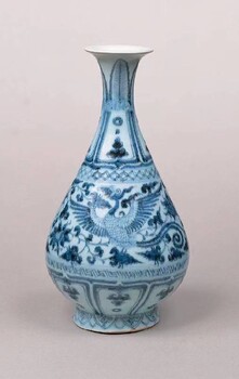 元青花四系扁壺