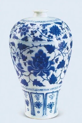 元青花瓷瓶