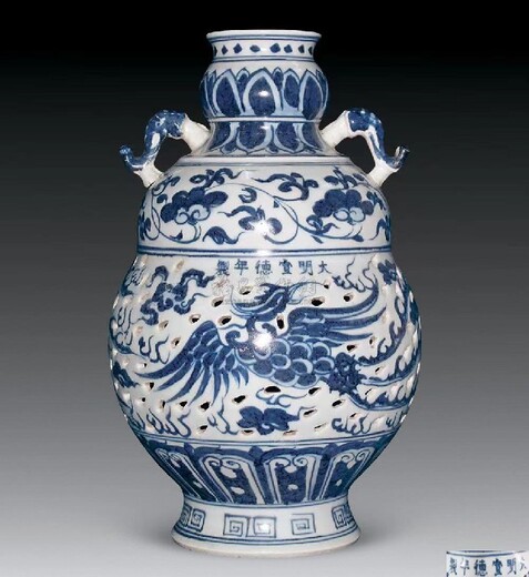 焦作宣德時(shí)期青花瓷款識(shí)真品圖片