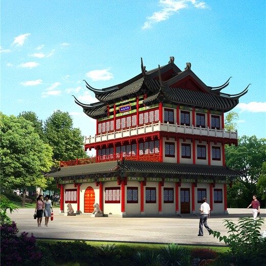 天津从事中式建筑设计效果图