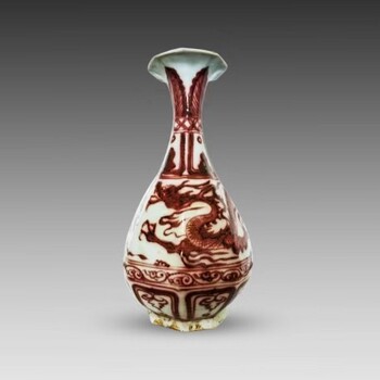 乾隆矾红釉瓷器