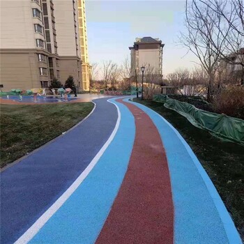 山東濟南章丘市生態礫石聚合物地坪材料