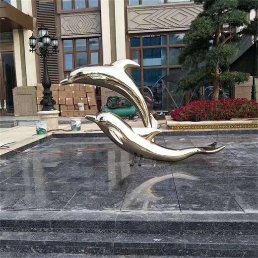 海豚雕塑制作廠家,海洋動物雕塑